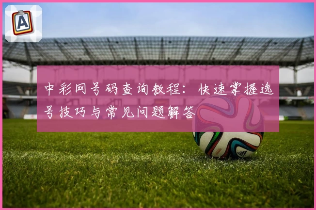 中彩网号码查询教程：快速掌握选号技巧与常见问题解答